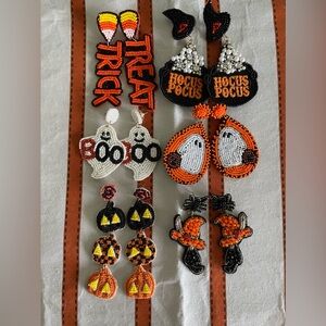 Beaded Halloween earring bundle